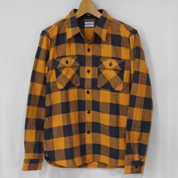 FN-SNR-101L-ORxCHA-ブロックチェックネルシャツ101L-FNSNR101L-FLA...