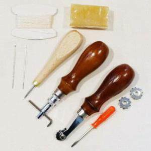 8956 レザークラフト用手縫いキット クラフト社 革 針 裁縫 手縫い キット 道具セット