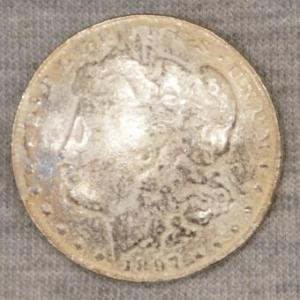 21372-01-C-01 クラフト社コンチョ USコインレプリカ モルガン カシメ式コンチョ 35...