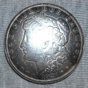 21372-01-N クラフト社コンチョ USコインレプリカ モルガン ネジ式コンチョ 37mm