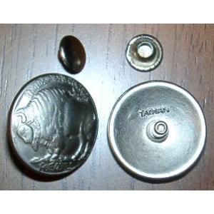 21710 クラフト社コンチョ USコインレプリカ バッファロー カシメ式コンチョ 21mm