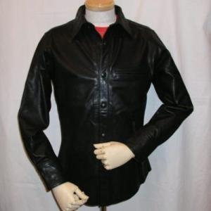 The Flat Head（フラッドヘッド） SRJ-02-ブラック-馬革ライダースJKT