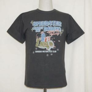 MCT19-103-LBK-サムライ二輪車倶楽部リペンコットン吊編半袖Tシャツ19-103-MCT1...