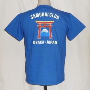 サムライジーンズ 獅子牡丹リペンコットン吊編半袖Tシャツ SCT21-102