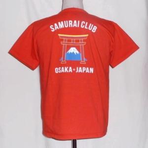 SCT17-101-レッド-サムライ倶楽部半袖Tシャツ17-101-SCT17101-SAMURAI...