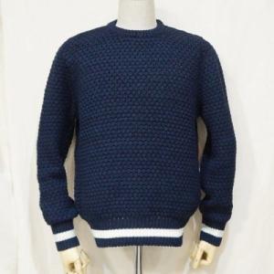 SJIHN19-101-NV-インディゴクルーネックセーター19-101-SJIHN19101-SA...
