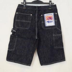 SM155DX17-D-17OZデニムペインターショートパンツ-SM155DX17D-SAMURAIJEANS-サムライジーンズ-サムライ自動車倶楽部デニムジーンズ｜アメカジ バイカー 2ND・セカンド