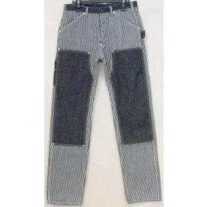 SM210WHC15-ヒッコリーx10ozデニムツートーンワークパンツ15-SAMURAIJEANS...
