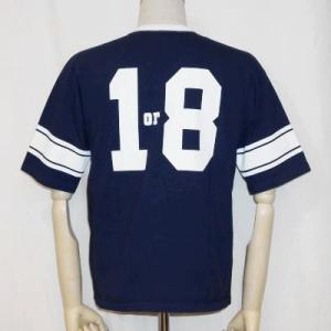 SSLT15-101-ネイビー-サムライ蹴球倶楽部五分袖Tシャツ15-101-SSLT15101-SAMURAIJEANS-サムライジーンズTシャツ-サムライ蹴球倶楽部Tシャツ-フットボ−ルTシャツ