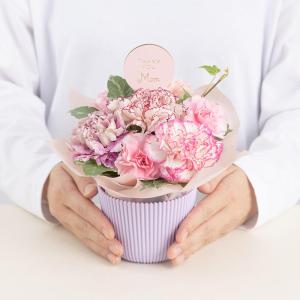 早割 母の日 アレンジメント「マザーズ・ピンク...の詳細画像3
