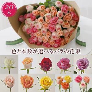 バラ 花束 10本 モダンローズ 選べる10カラー レッド オレンジ ピンク