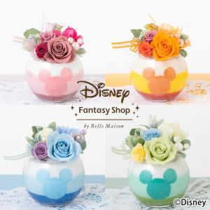 ディズニー 花 ギフト スイートマジック ピーチ サンシャイン アクアマリン フレッシュミント プリザーブドフラワー 誕生日 お祝い プレゼント バラ disney_y｜イイハナ・ドットコム Yahoo!店