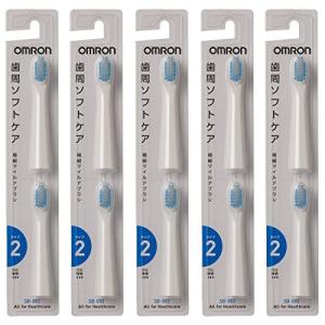 オムロン 音波式電動歯ブラシ用替えブラシ 極細マイルドブラシ SB-082 5個パック SB-082-5P