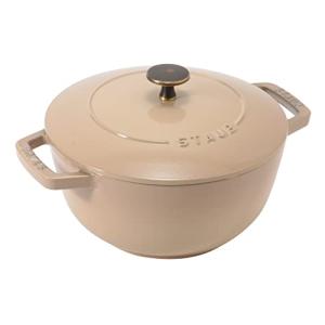 staub ストウブ  両手 鋳物 ホーロー 鍋 炊飯 3合 IH対応  Wa-NABE