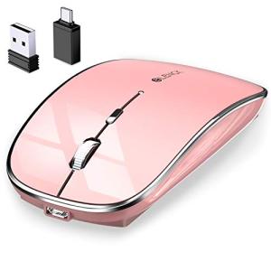 マウス BLENCK ワイヤレスマウス 充電式 小型 静音 省エネルギー 2.4GHz 3DPIモード 光学式 高感度 Mac/Windows/