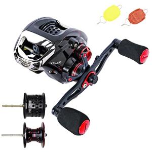 ZJIANCベイトリール ハイギア6.3 ベイトフィネスリール 渓流釣り 海釣り タコ釣り ジギング釣り バス釣り シーバス釣り カヤックフィッ