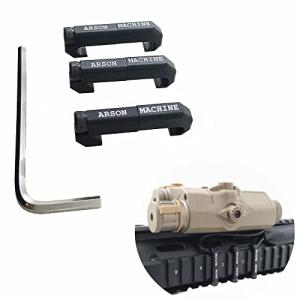 HWZ ARSON MACHINEタイプ テールラインガイド金属製 ブラック タクティカル懐中電灯 テールライ