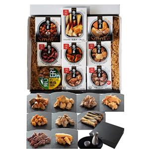 おつまみ お中元 8種類 高級缶詰 常温保存 防災 非常食 保存食 仕送り 個包装 （国分 k&amp;k