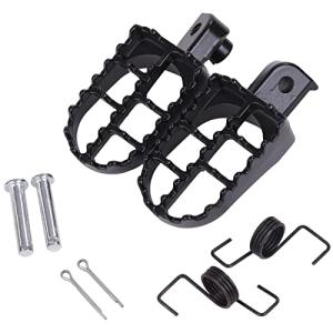 ルボナリエ バイク用ワイドフットペグ フットペグ フットレスト 左右セット バイクペダル オフロードバイク