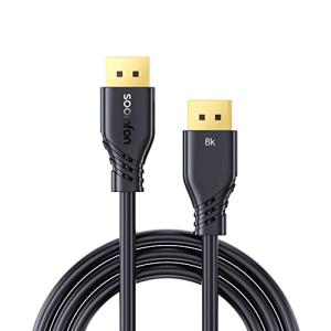 8K ゲーミング DisplayPort ケーブル 1.4 240Hz 2M - SOOMFON ディスプレイポート ケーブル 8K@60Hz