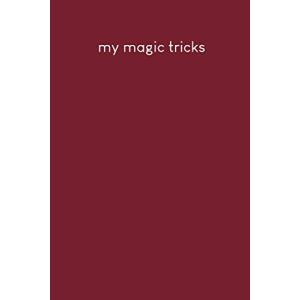 My magic tricks: To write down magic spells and tricks   Design: Red