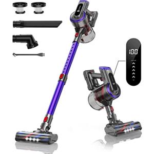 BuTure コードレス掃除機 400W 33KPa 吸引力