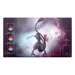 プレイマット 全面縫製仕様ポケモンカード ラバープレイマット 滑り止め 収納袋付き カードゲーム ポ ケカ60*35cm