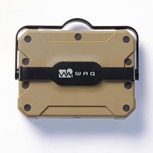 WAQ LEDランタン 2 暖色 電球色 昼光色 USB充電式 (1650ルーメン/13400mah/連続点灯24時間/PSE)