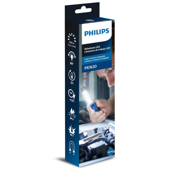 PHILIPS フィリップス】 ワークライト LPL42X1 充電式　コンパクト　ペンライト PEN...