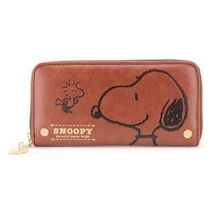 SNOOPY スヌーピー ラウンドファスナー長財布 グッズ レディース ブランド かわいい SNP-492 (ゆうパケット可) [M便 1/1]