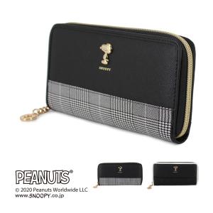 スヌーピー キャラメタルラウンドウォレット　長財布