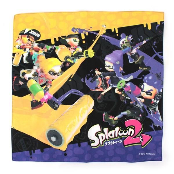 スプラトゥーン ランチクロス (イエロー&amp;パープル) グッズ 子供 [M便 1/20][ゆうパケット...