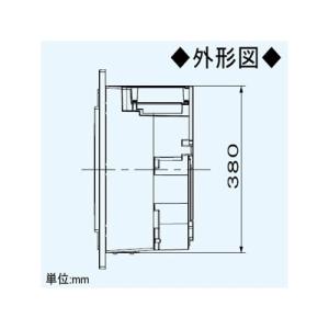 パナソニック 単相100v 単相100v 適用床面積 10畳 F Pll 天井埋込形空気清浄機 Yz1 イーグルアイヤフー店 換気扇 埋込寸法 390mm角 F Pll