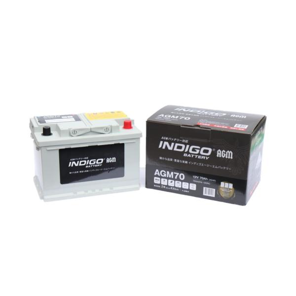 【インディゴバッテリー】AGM70 アウディ A3 DBA-8PCAX 互換:BLA-70-L3,E...