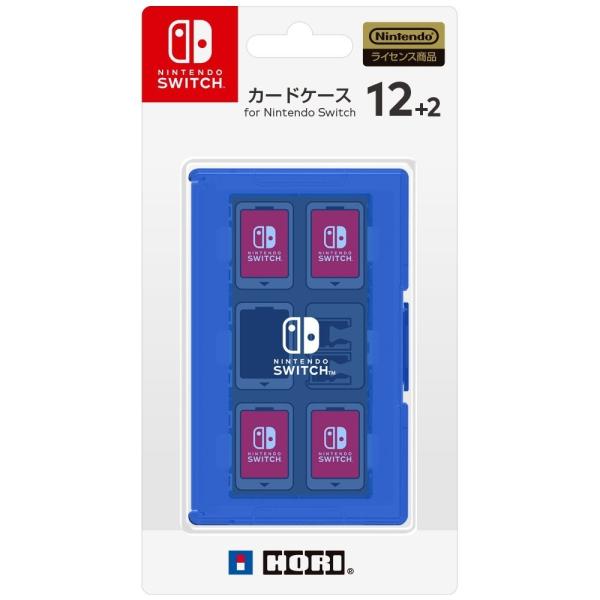 HORI カードケース12+2 for Nintendo Switch ブルー