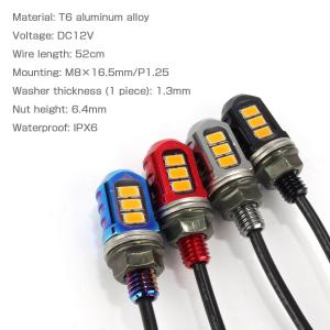 バイク ウインカー LED 小型 マイクロ ミ...の詳細画像2