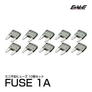 1A ミニ平型ヒューズ 10個入り ブレードヒューズ　I-110