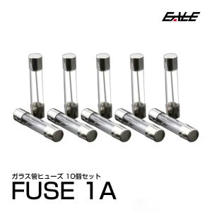 1A ガラス 管ヒューズ 10個入り　I-140