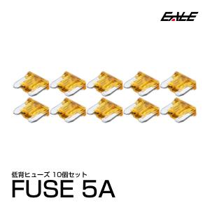 10A 低背ヒューズ 10個入り ミニ平型ヒューズより小型 I-156 : オート