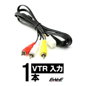 AUX/VTR入力 ノンフェダーライン/映像出力 拡張配線コード イクリプス
