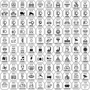 受注生産 100種ロゴマーク 純正風スイッチ ...の詳細画像5