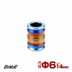 チタン スペーサー 外径10mm 内径6mm 長さ14mm 中空スペーサー