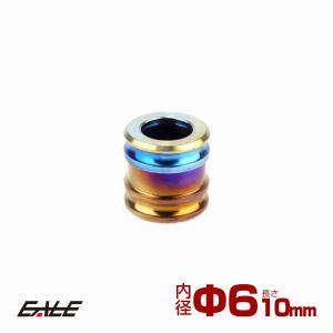 チタン スペーサー 外径10mm 内径6mm 長さ10mm 中空スペーサー
