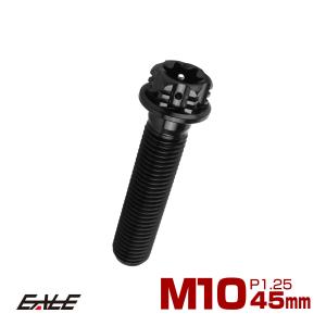 チタンボルト M10×45mm P1.5 六角ボルト フランジ付き トルクス穴