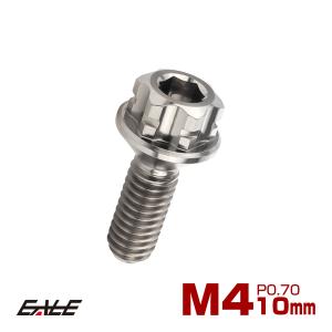 ライトニングボルト　スターボルト　LIGHTNINGBOLT ミッド　6'11 チタンボルト M4×10mm P0.7 マスターシリンダー用 六角ボルト 皿ボルト