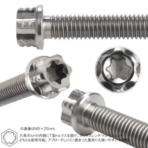 チタンボルトM5×10mm P0.80 六角ボ...の詳細画像2