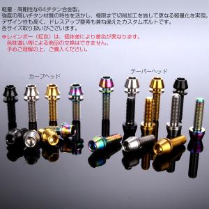 チタンボルト M6×25mm P1.00 ワッ...の詳細画像3