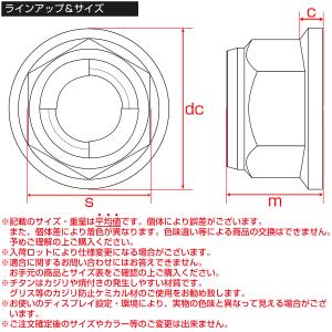 チタンナット M10 P1.25 フリクション...の詳細画像4