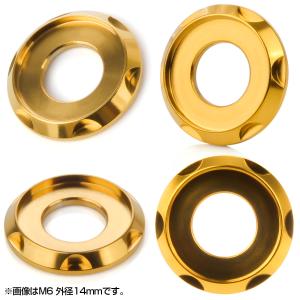 チタンワッシャー M6 外径14mm 座面枠付...の詳細画像2