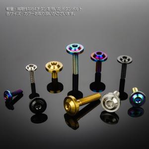チタンボルト M6×20mm P1.00 ボタ...の詳細画像3